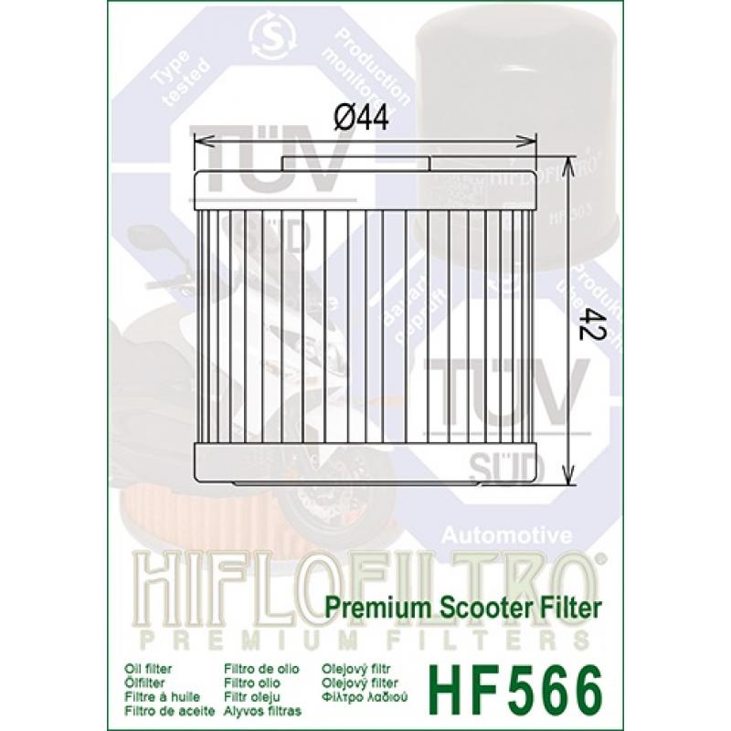 Фильтр масляный HIFLO HF566